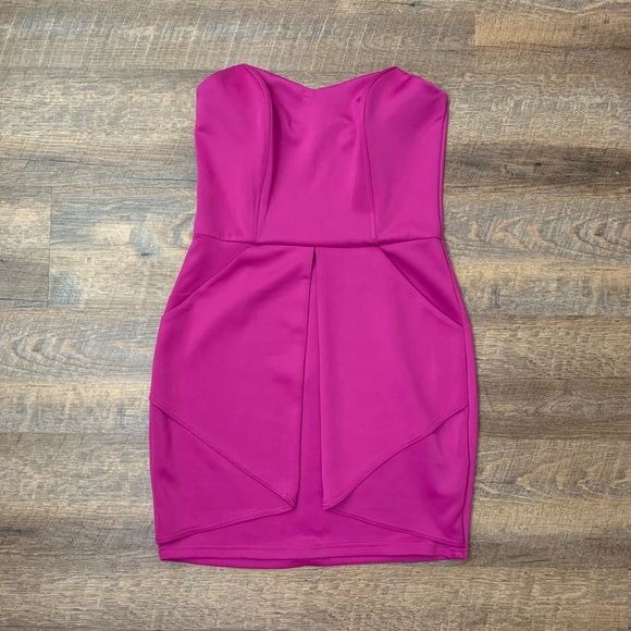 Costa Blanca | Strapless Purple Dress - Picture 1 of 8